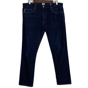 Hiroshi Kato Jeans Men 36 X 28 Indigo Raw Blue Selvedge The Pen Slim Made in USA